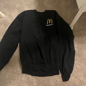 McDonald’s crew hoodie, small